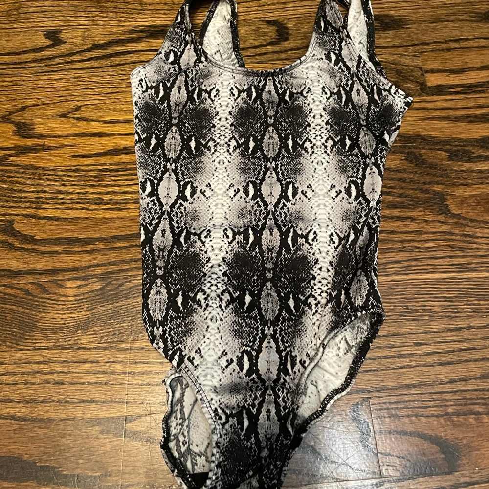 Girls Cheryls creations snakeskin swimsuit
